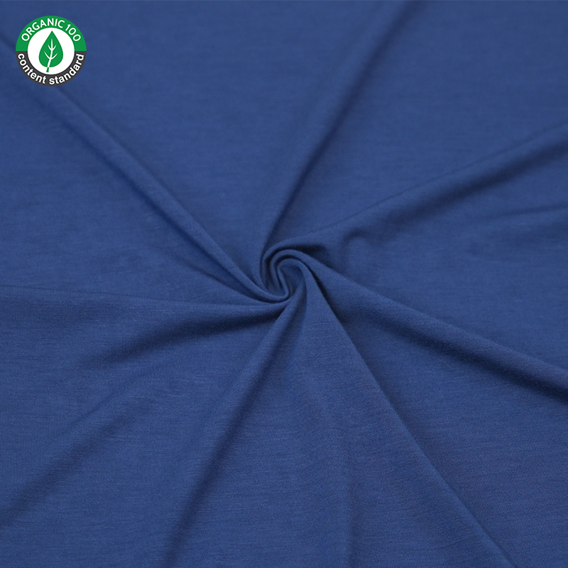 Tessuto a maglia di bambù organico a maglia stretta